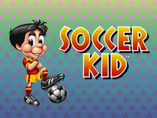Soccer Kid title screen for 3DO